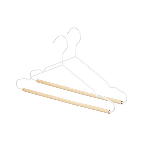 compactor-helsinki-lot-2-cintres-v-tements-blanc-m-tal-et-bois-42-cm-ran8869 image 7