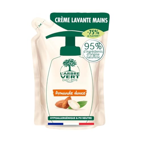 l-arbre-vert-bien-tre-recharge-cr-me-lavante-mains-amande-douce-300-ml image 7