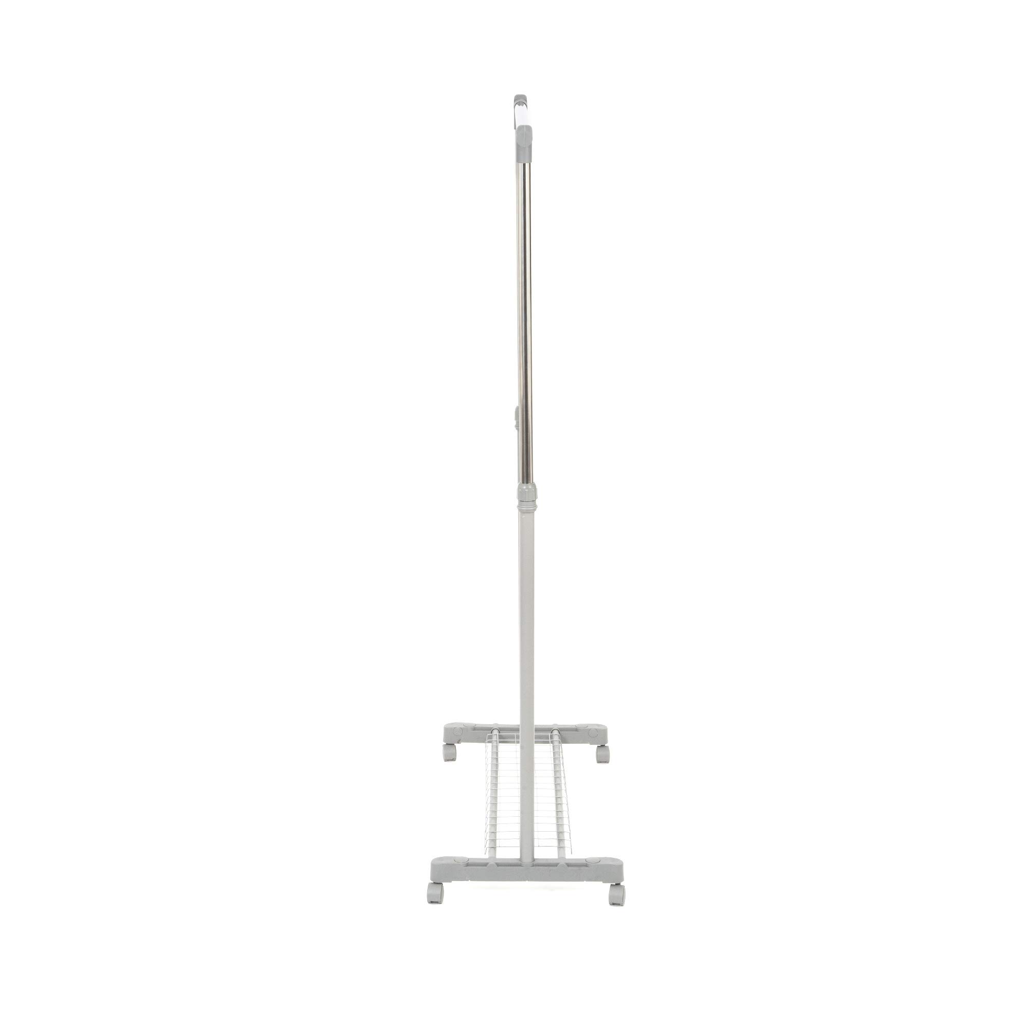 compactor-loft-portant-v-tements-sur-roulettes-gris-et-chrome-hauteur-r-glable image 4