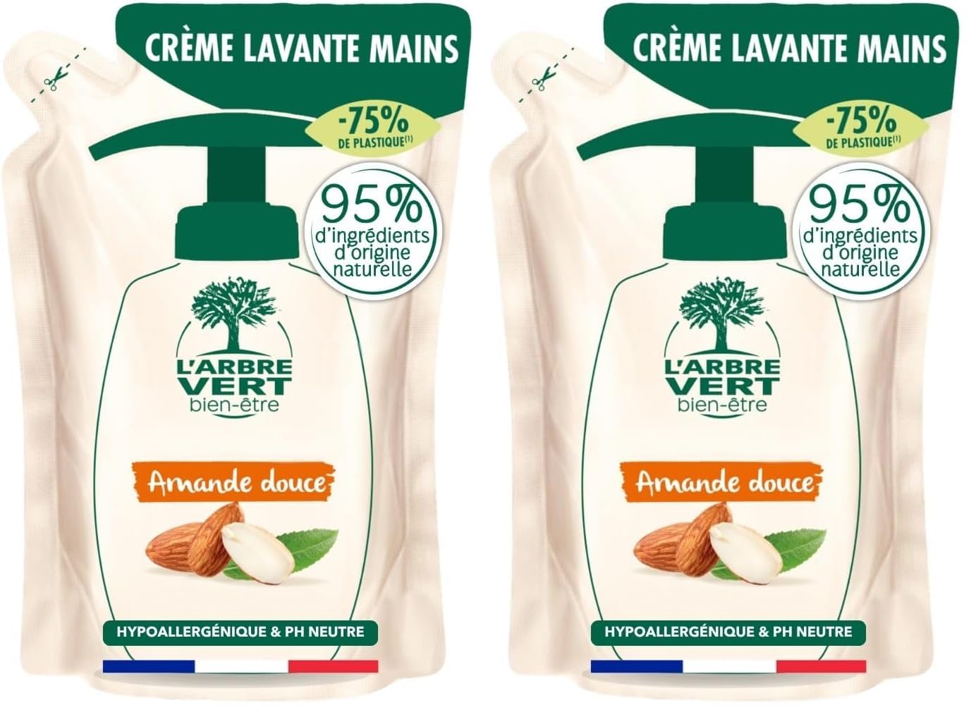 l-arbre-vert-bien-tre-recharge-cr-me-lavante-mains-amande-douce-300-ml image 6