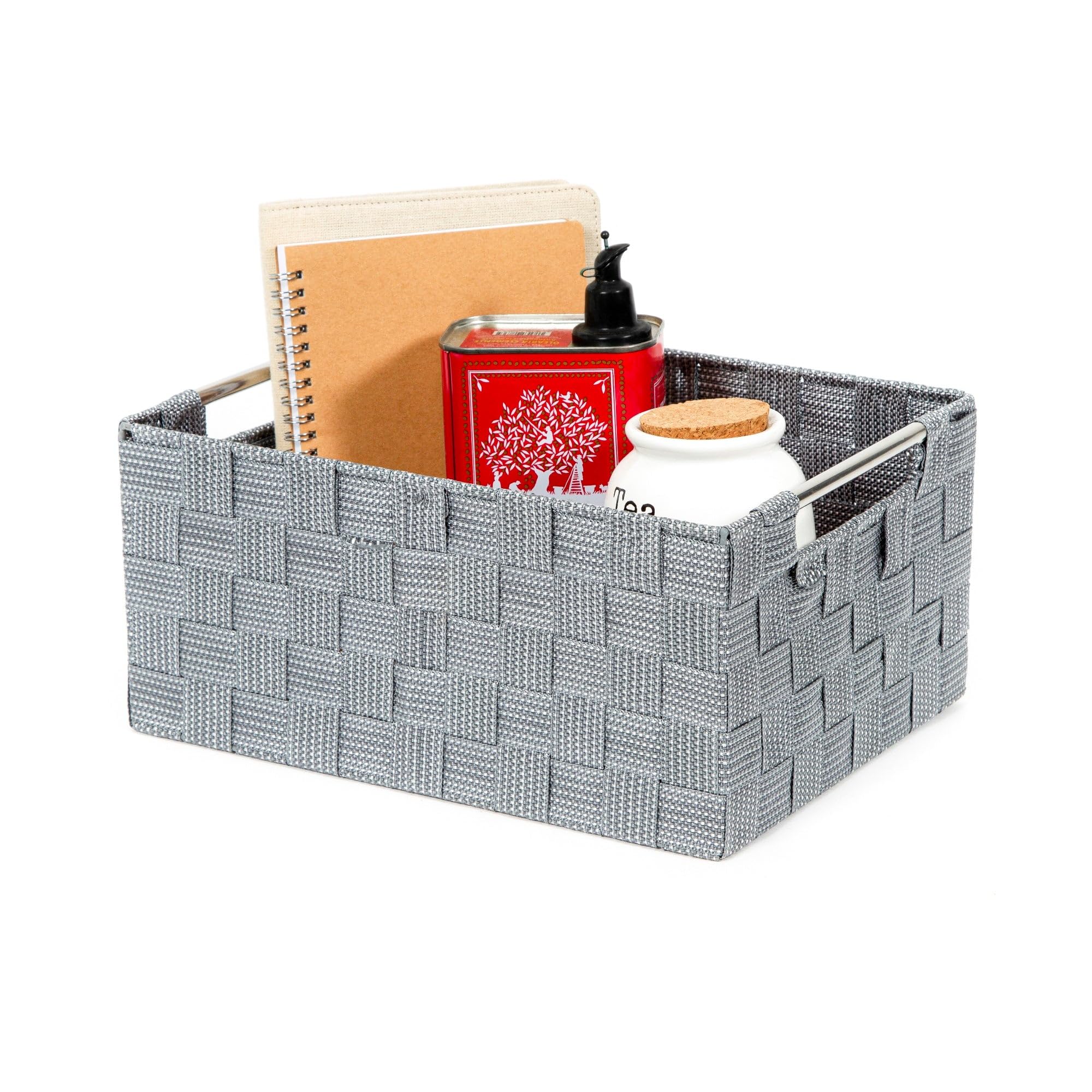 compactor-toronto-panier-taille-l-sangle-tress-e-gris-32x24cm image 4