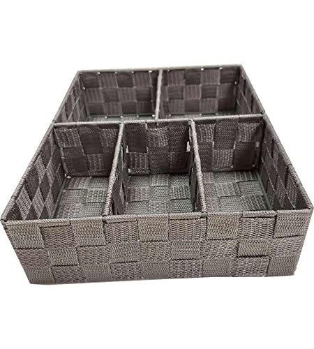 compactor-tex-ran4765-panier-tissu-tress-gris-compartiments-grand-format image 7