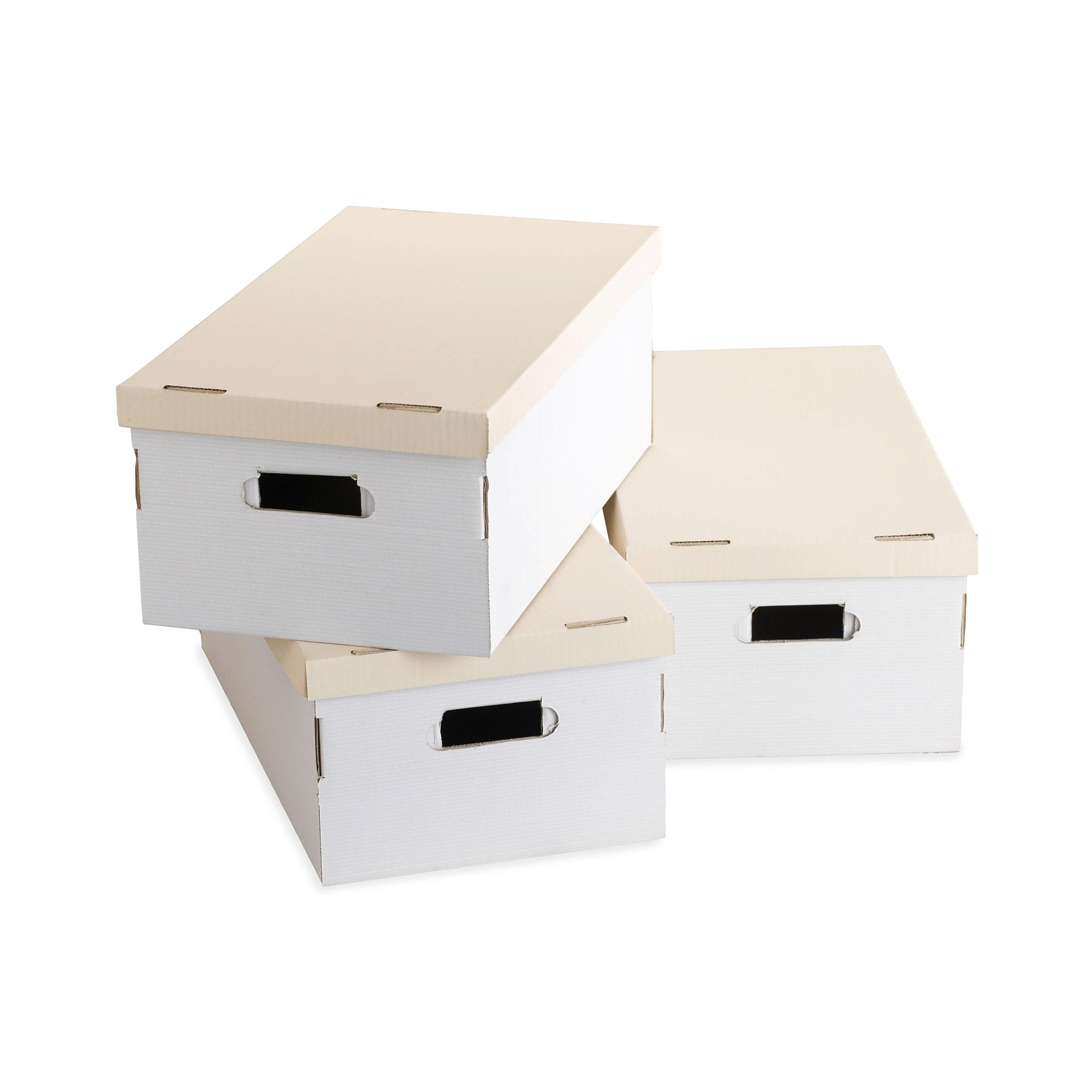 compactor-white-and-kraft-lot-de-3-bo-tes-carton-52-x-29-x-h-20-cm-ran855 image 1