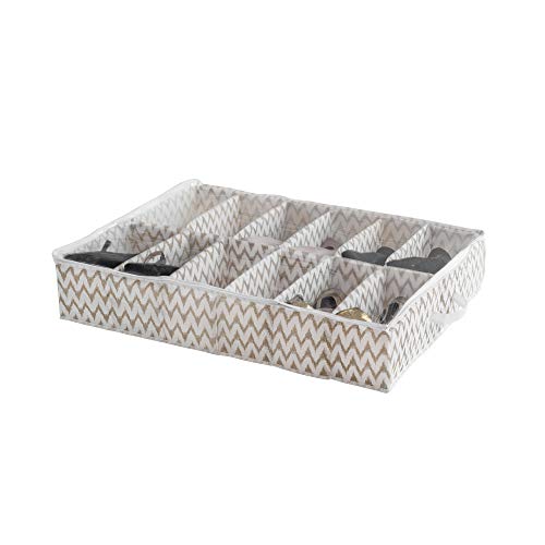 compactor-ikat-ran7518-sac-de-rangement-sous-lit-chaussures-12-compartiments-bei image 8