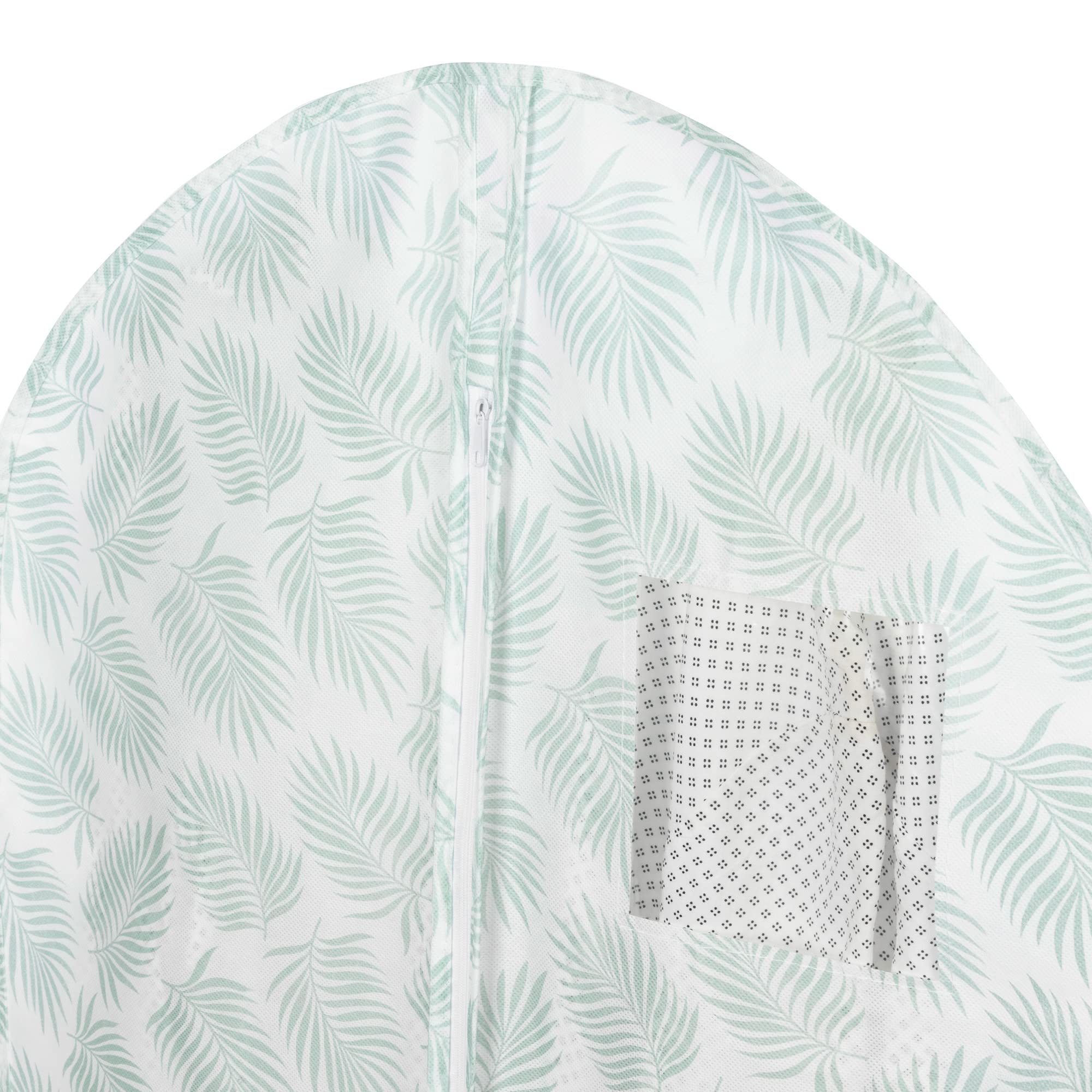 compactor-palma-ran10154-housse-v-tements-longue-vert-blanc-60-x-137-cm image 8