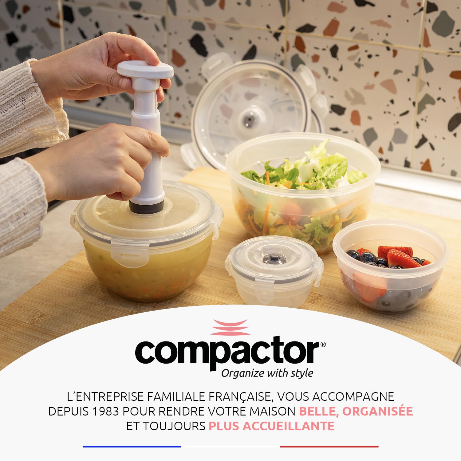 compactor-aspifresh-lot-de-4-bo-tes-herm-tiques-sous-vide-pompe image 7