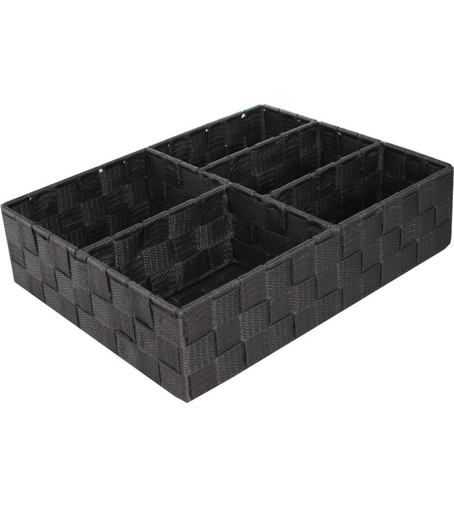compactor-tex-ran4765-panier-tissu-tress-gris-compartiments-grand-format image 2