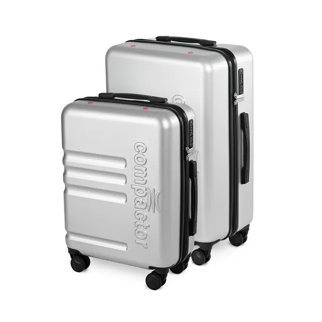 compactor-luna-lot-de-2-valises-hybrides-s-l-avec-sac-sous-vide-int-gr-argent-no image 1