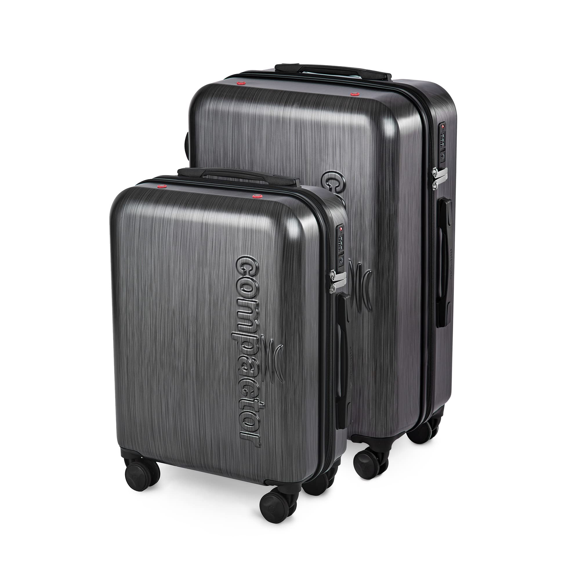 compactor-graphite-lot-2-valises-s-l-avec-sac-sous-vide-gris-fonc image 1