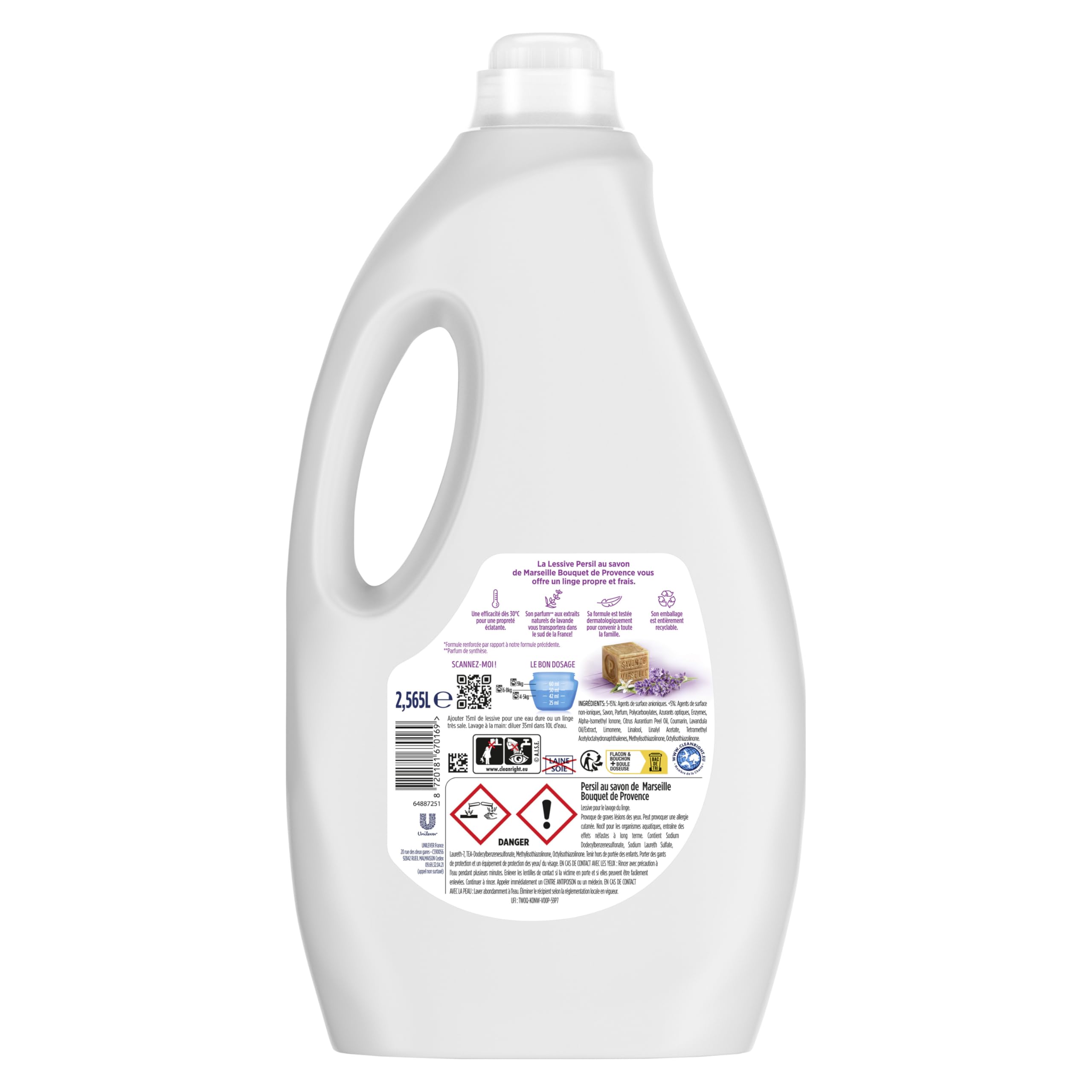 persil-lessive-liquide-bouquet-de-provence-savon-de-marseille-61-lavages image 3
