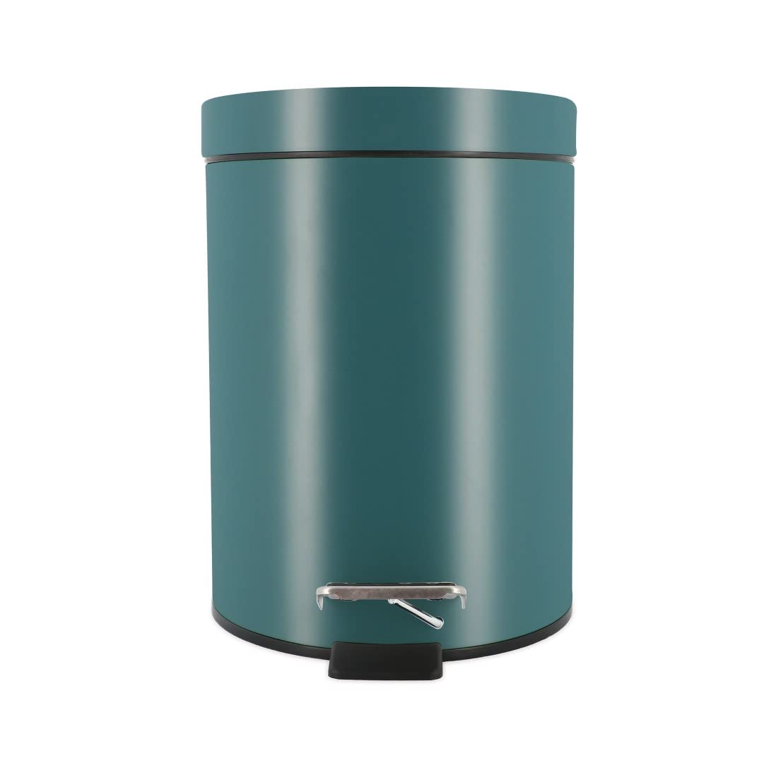 compactor-vega-ran8884-poubelle-5-litres-fer-bleu-mat-20-5-x-29-cm image 1