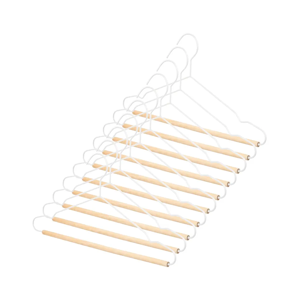 compactor-lot-10-cintres-helsinki-blanc-bois-42x1-2x19-5-cm-ran10716 image 1