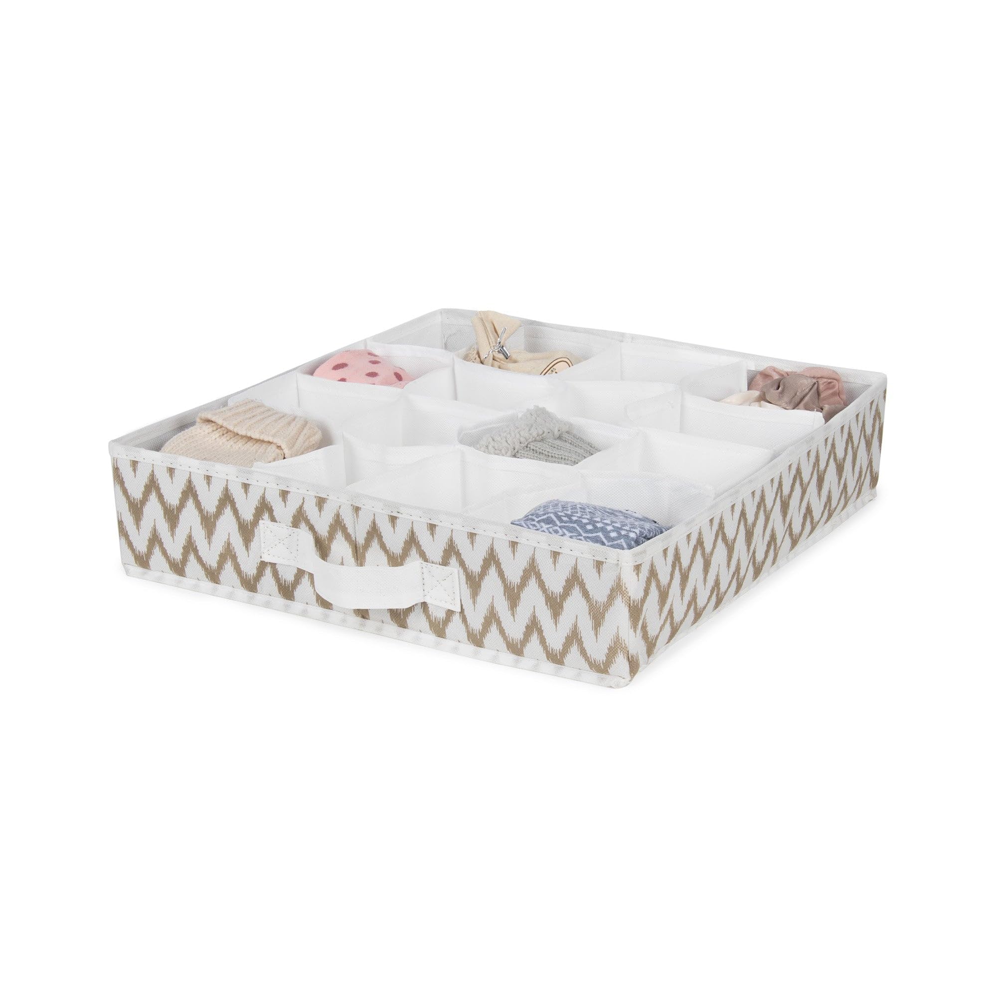 compactor-ikat-organisateur-de-tiroir-16-compartiments-beige-40x40-cm image 5