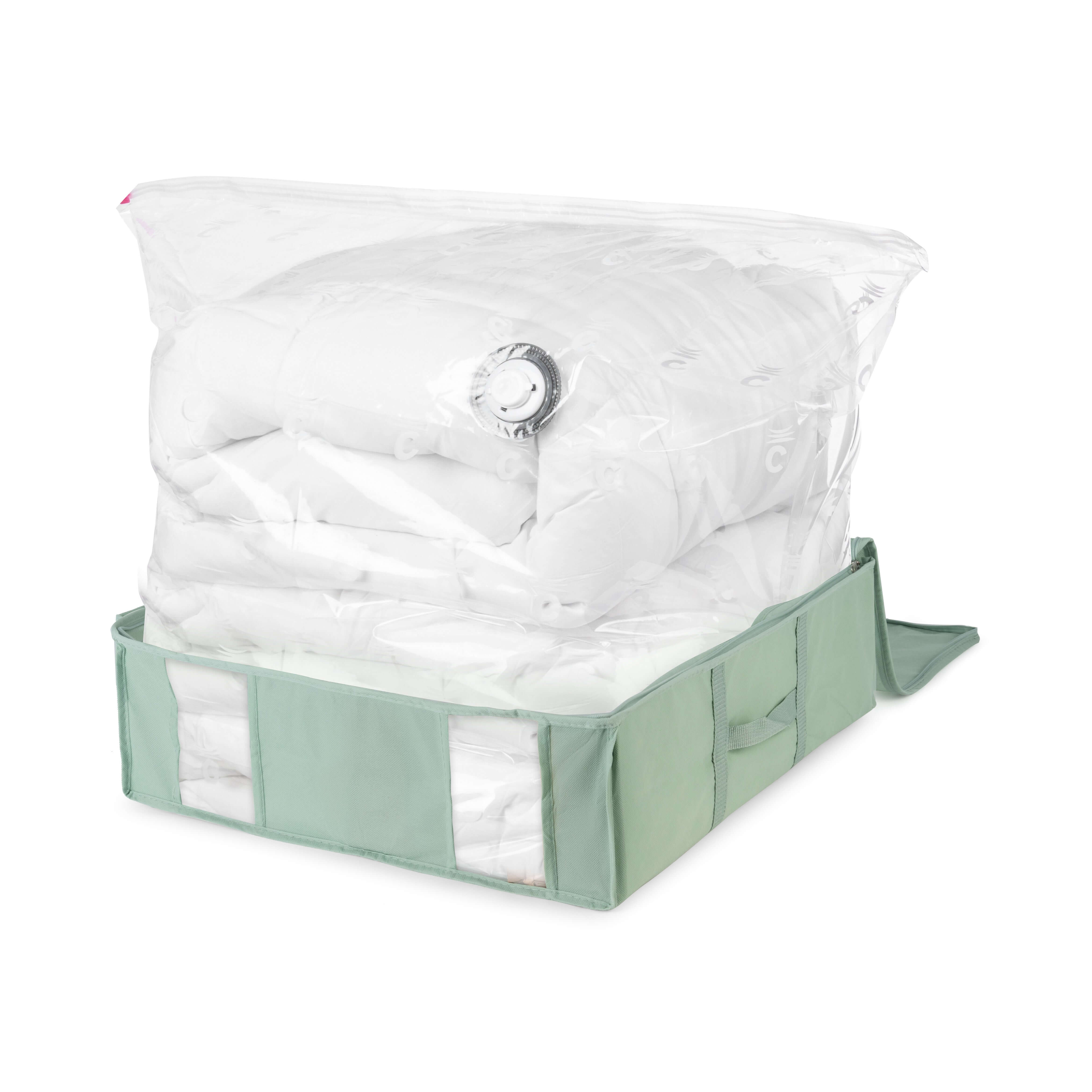 compactor-laguna-housse-de-rangement-sous-vide-vert-pastel image 1