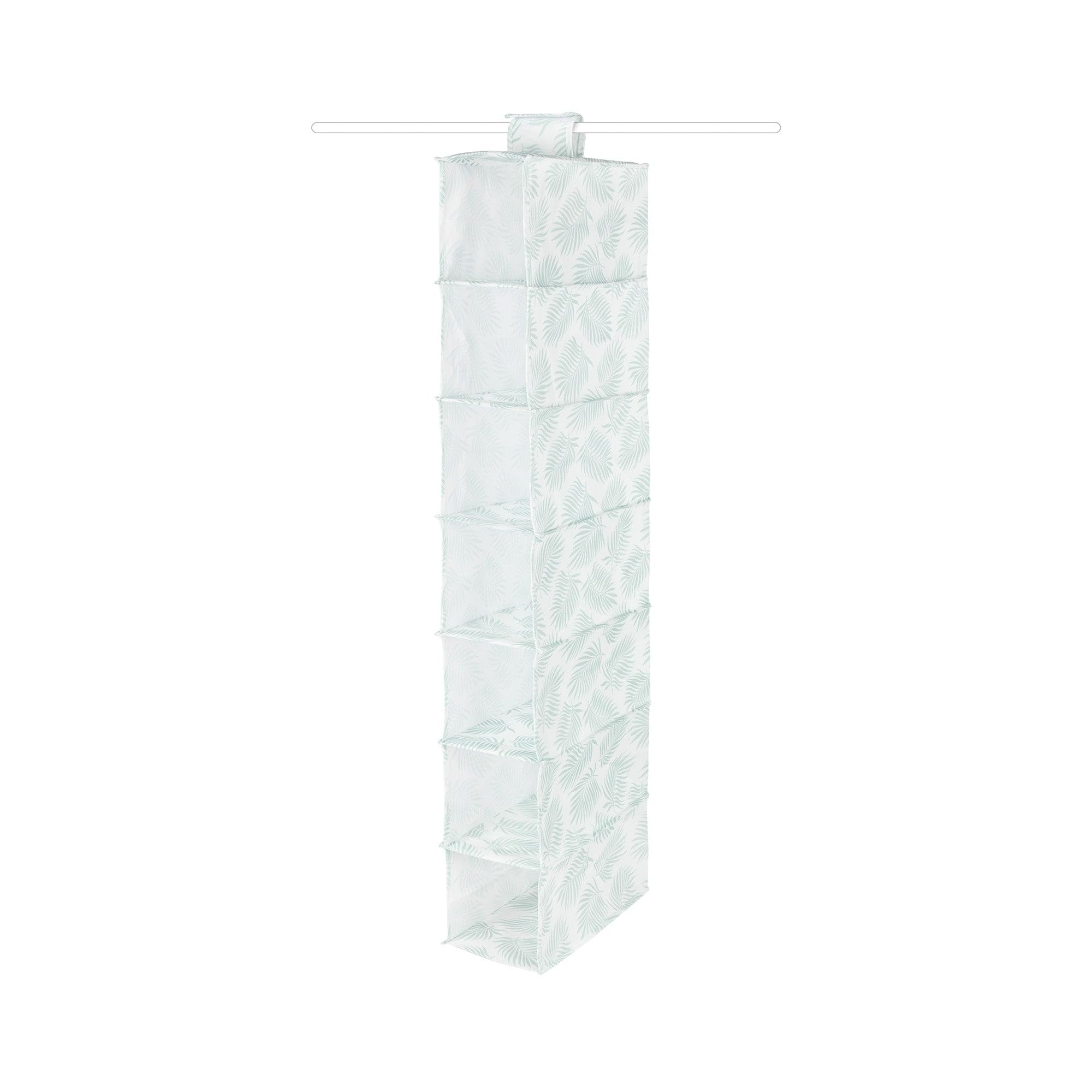 compactor-palma-ran10158-rangement-suspendu-7-compartiments-vert-blanc-15x30xh10 image 1