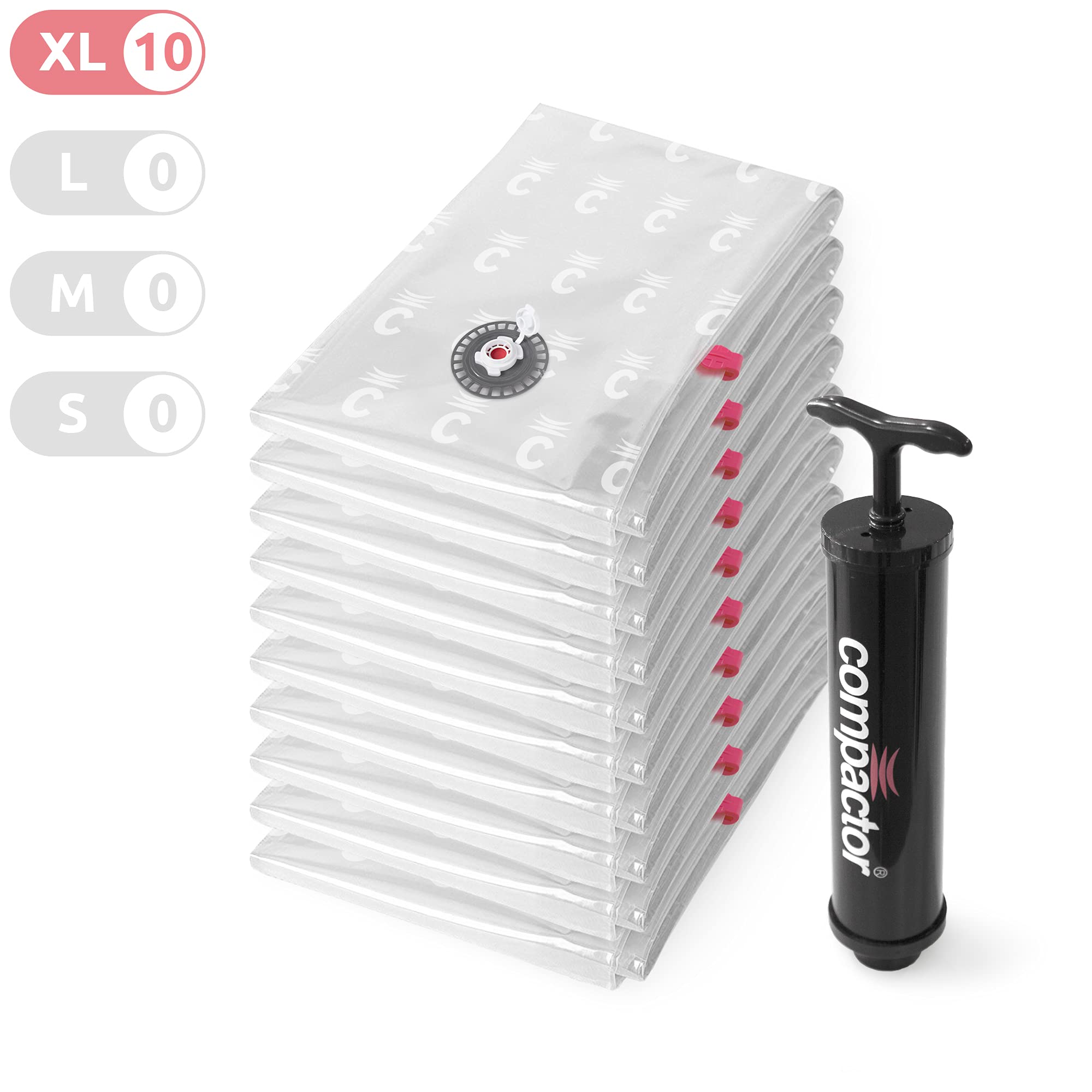 compactor-aspispace-lot-de-10-sacs-de-compression-sous-vide-l-transparent-80x100 image 2