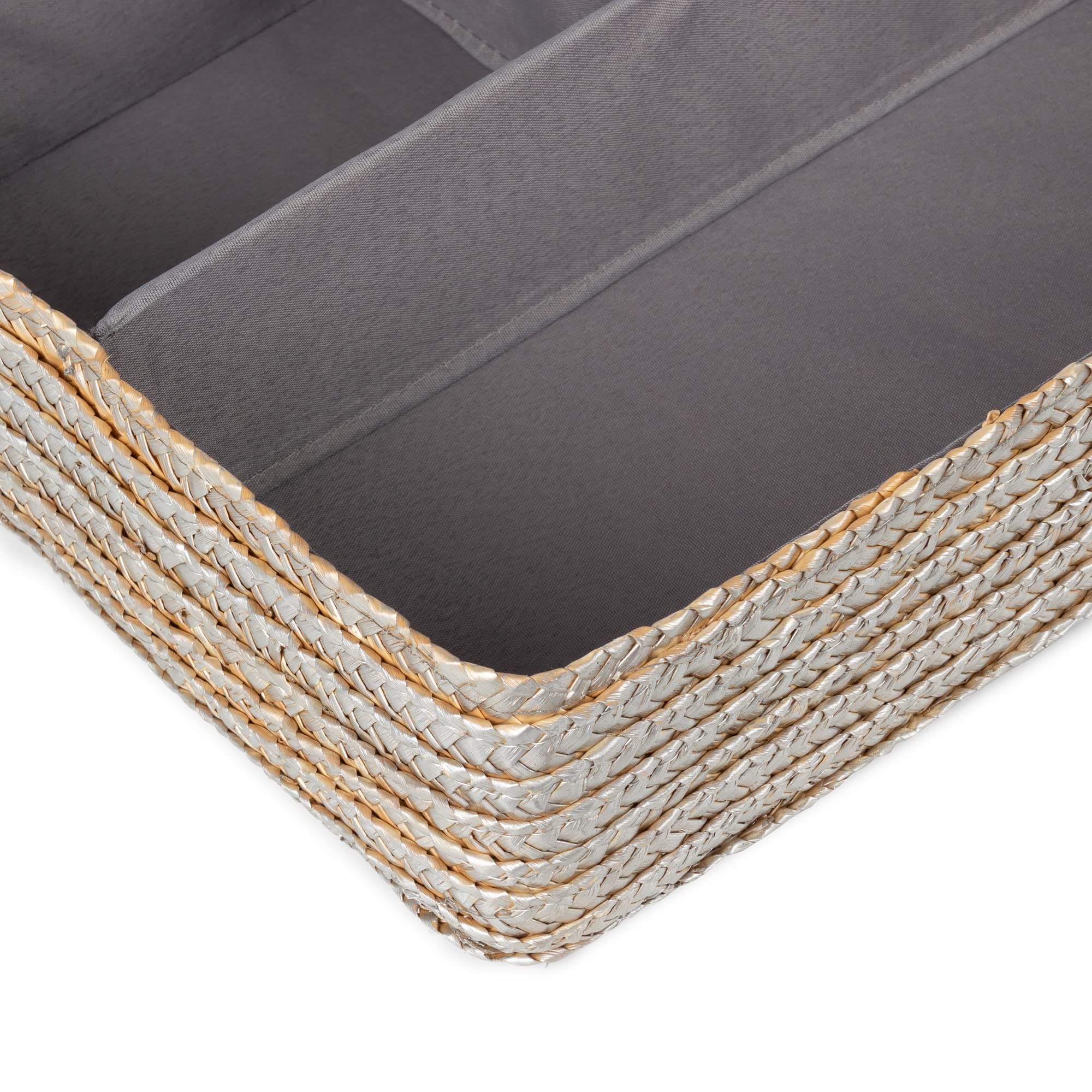 compactor-ran4750-organiseur-de-tiroir-3-compartiments-gris-argent-32-x-25-x-8-c image 6