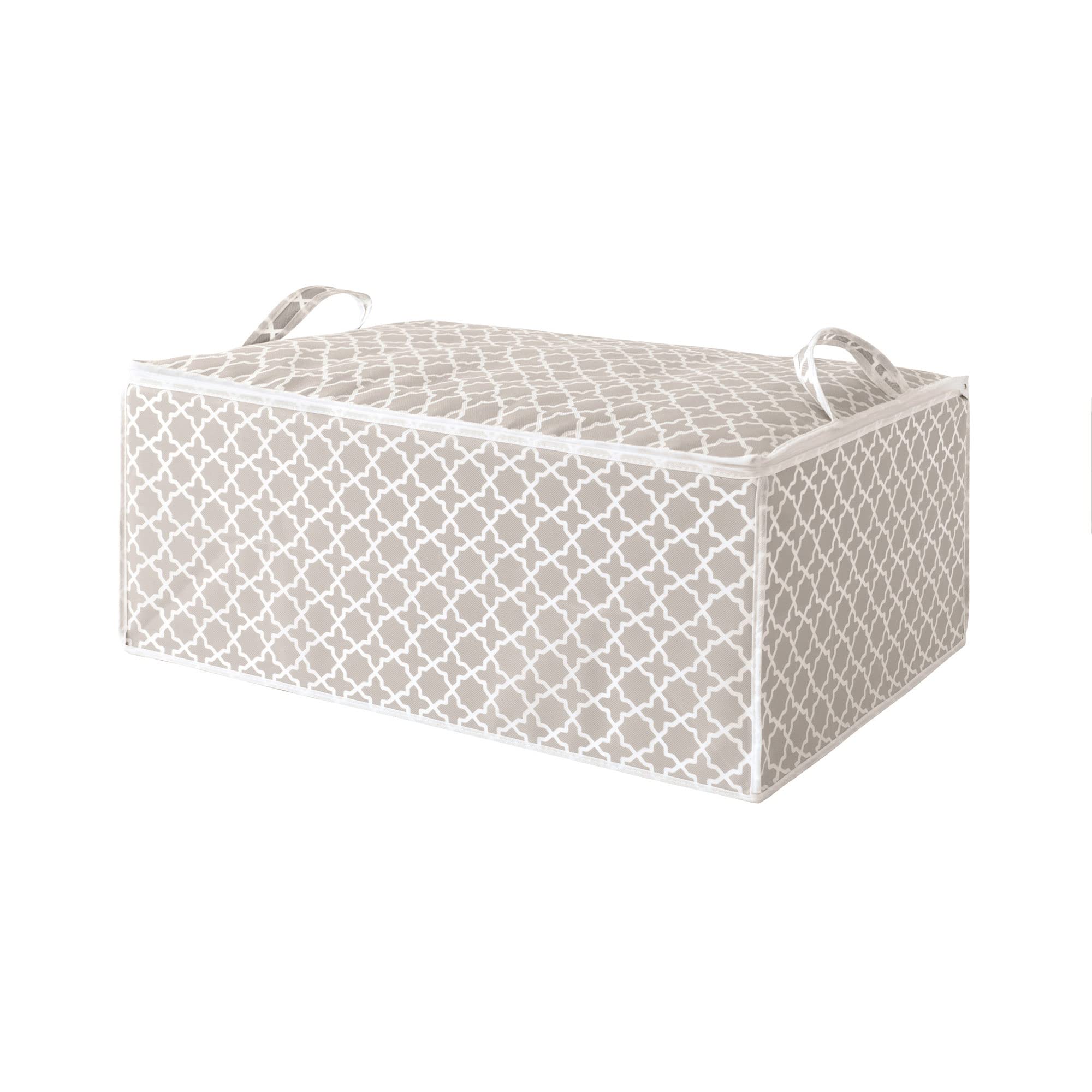 compactor-madison-housse-de-rangement-chaussures-12-paires-76x60x15-cm-taupe image 6