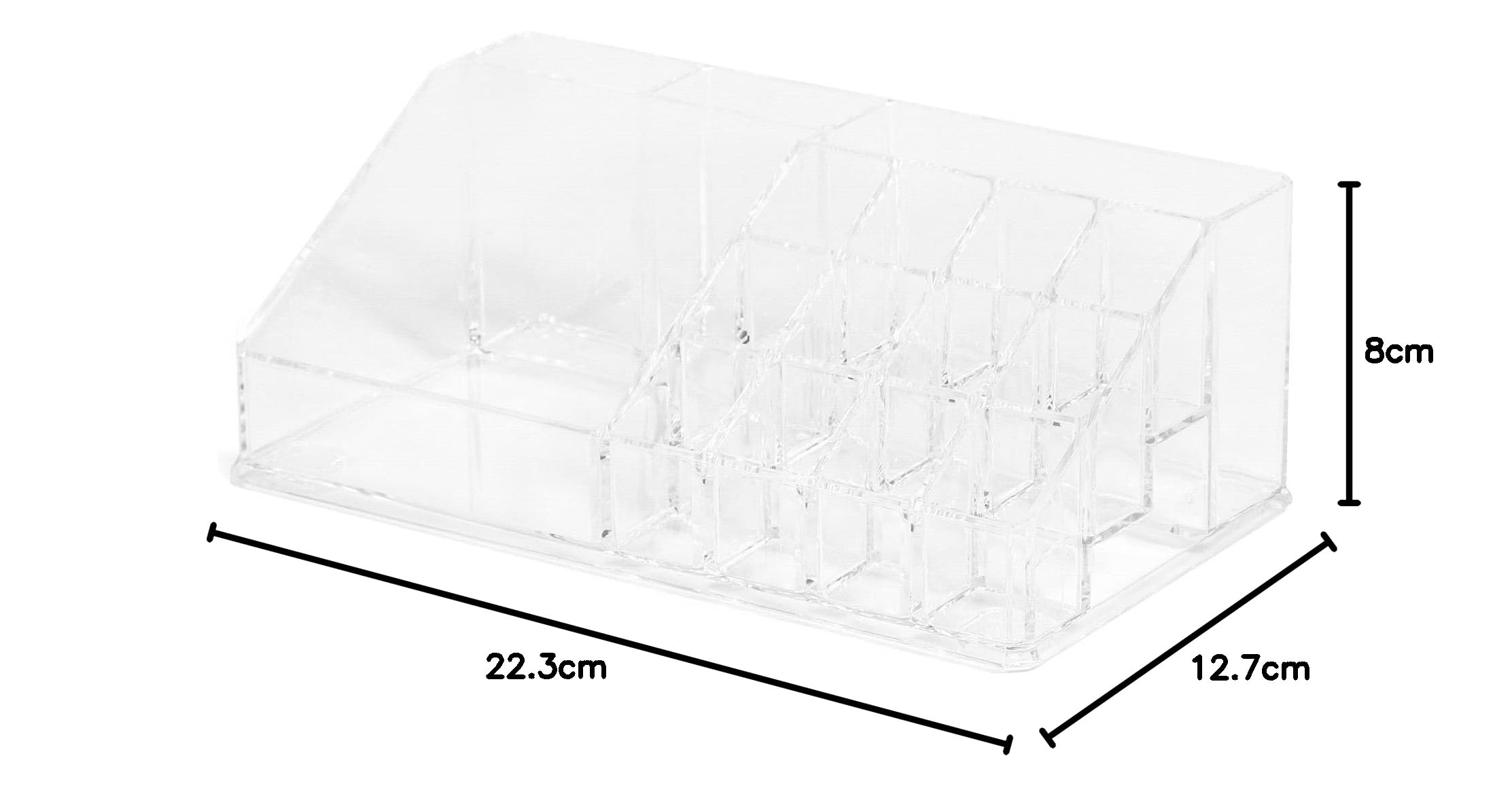 compactor-ran5051-organisateur-cosm-tiques-et-bijoux-transparent-16-compartiment image 8