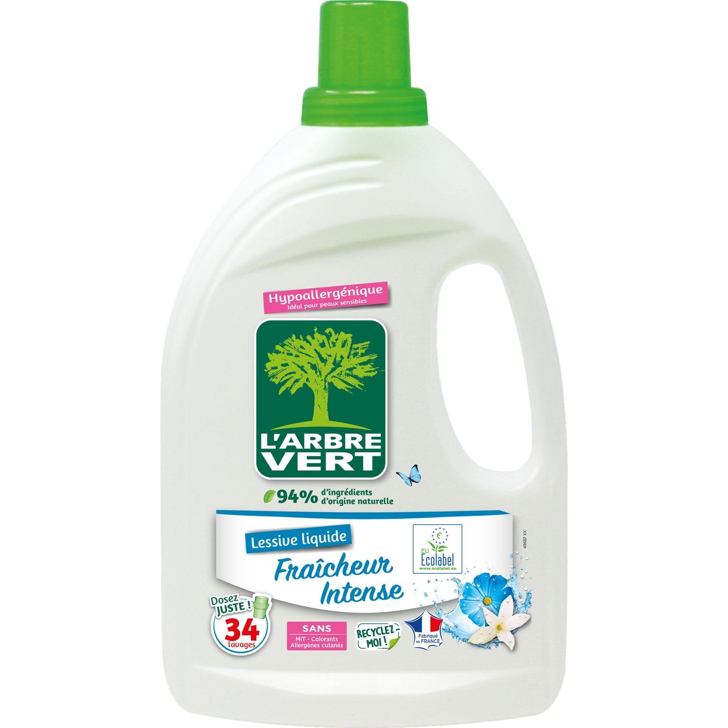 l-arbre-vert-lessive-fra-cheur-intense-hypoallerg-nique-1-53l-34-lavages image 1