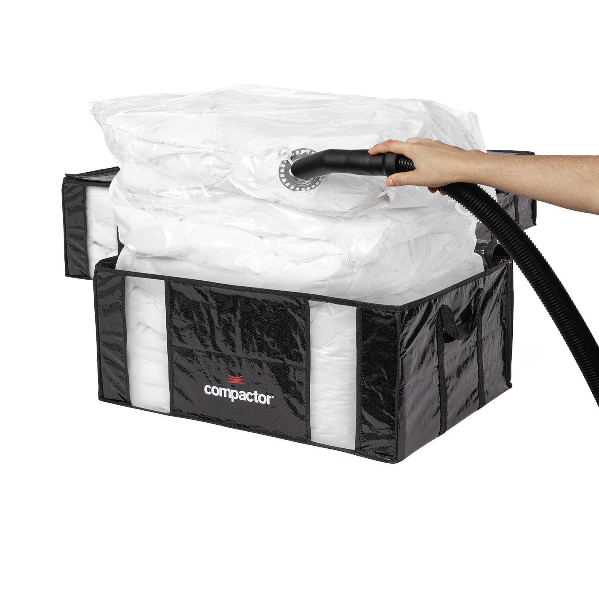 compactor-parisienne-lot-de-3-bo-tes-de-rangement-sous-vide-xxl-noires image 2