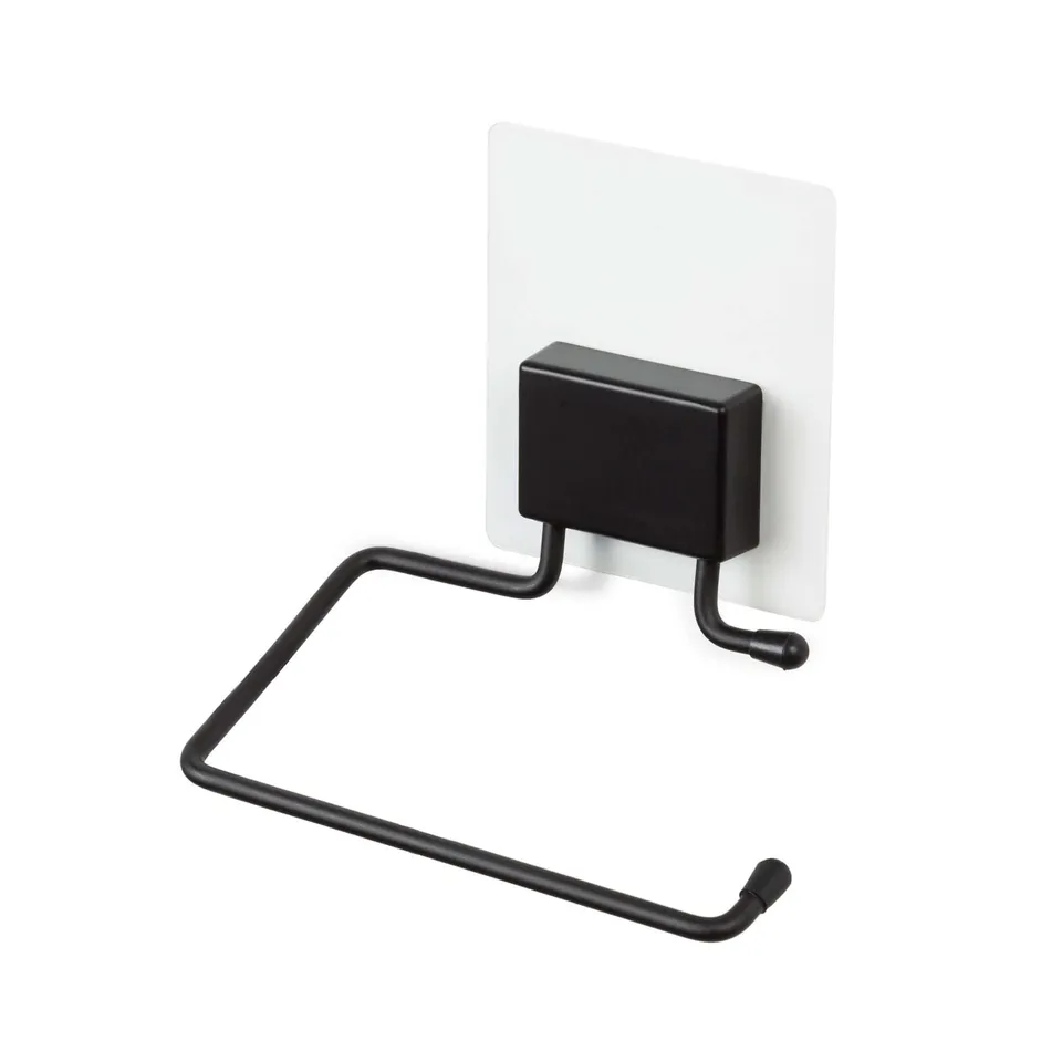 compactor-bestlock-magic-black-porte-papier-toilette-mural-auto-adh-sif-noir image 1