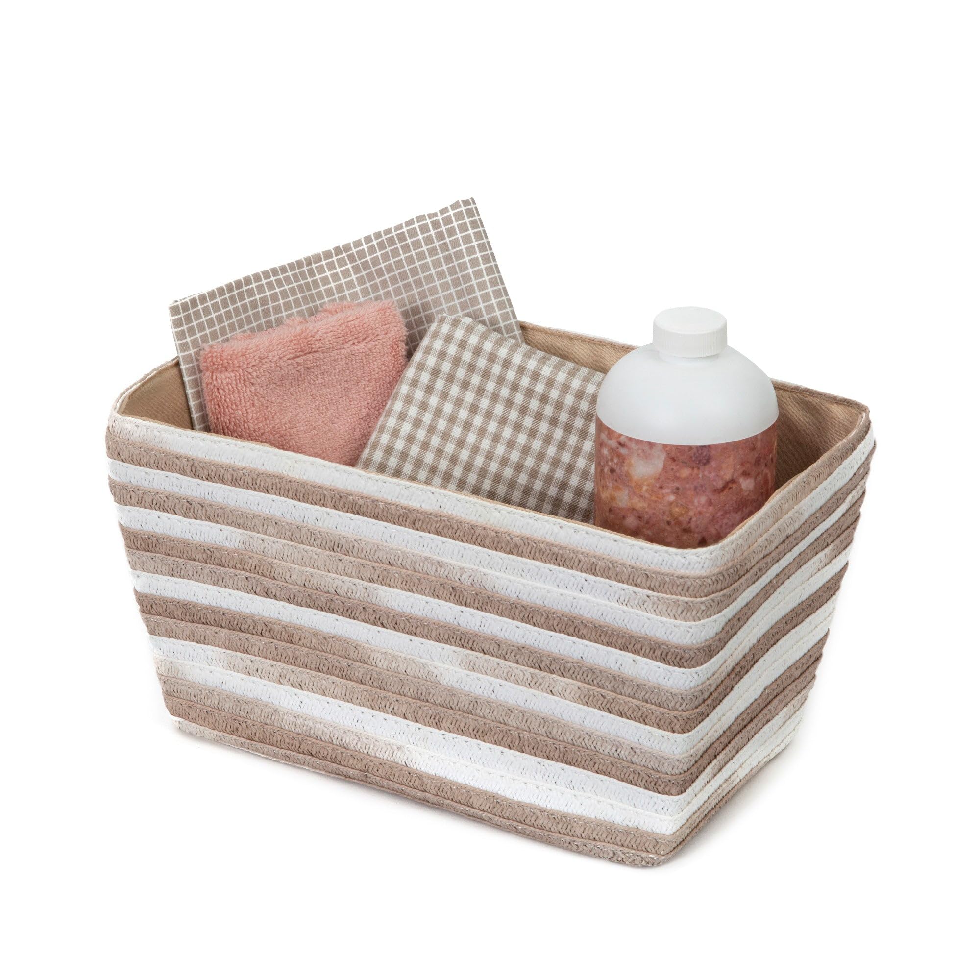 compactor-fidji-ran7942-panier-papier-beige-et-blanc-29-x-18-x-h-16-cm image 4