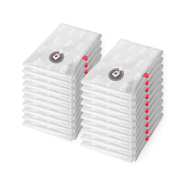 compactor-ran7199-lot-20-sacs-de-rangement-sous-vide-80-x-100-cm-transparent image 1