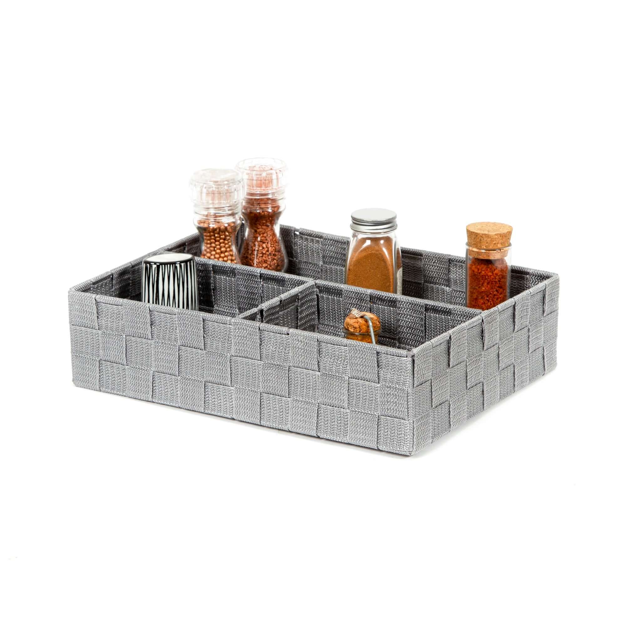 compactor-stan-organisateur-3-compartiments-gris-32-x-25-x-8-cm image 4