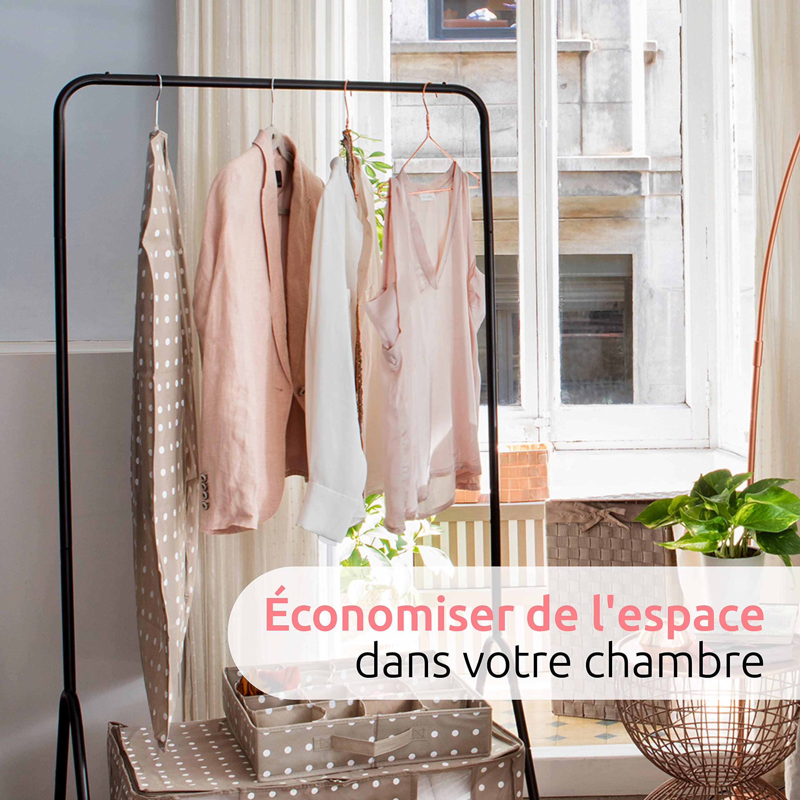 compactor-housse-v-tements-longue-rivoli-marron-60-x-h-137-cm-ran4391 image 3