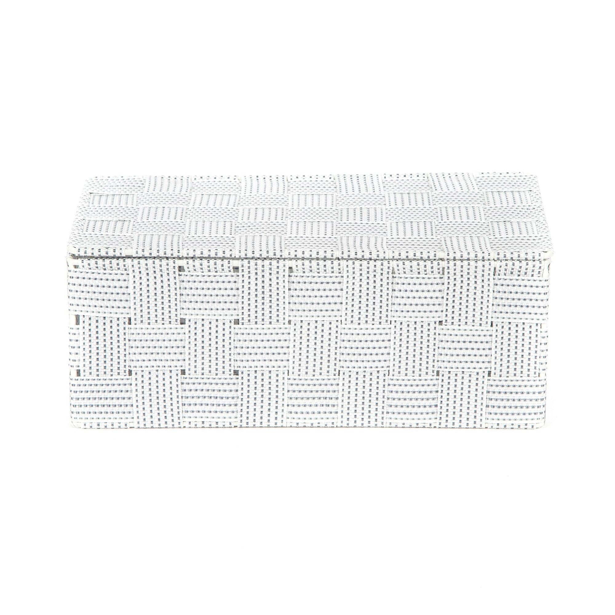 compactor-toronto-ran8560-bo-te-avec-couvercle-sangles-tress-es-blanc-27-x-15-x- image 2