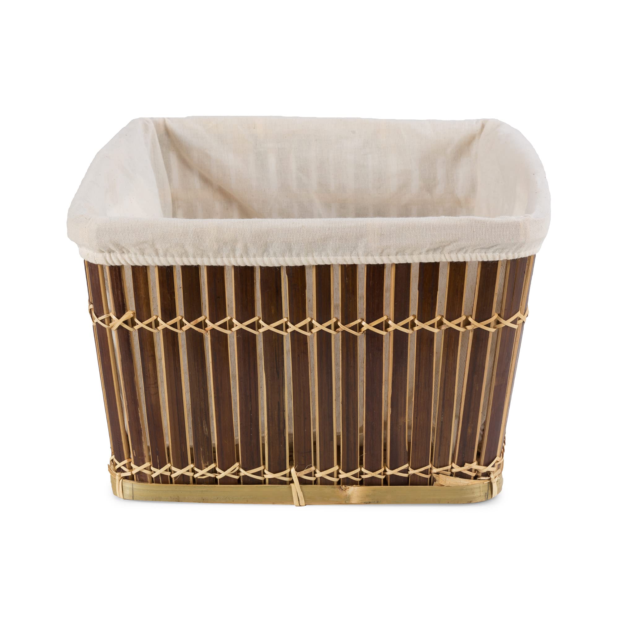 compactor-panier-en-bambou-marron-40-x-35-x-h-18-cm-ran4144 image 3