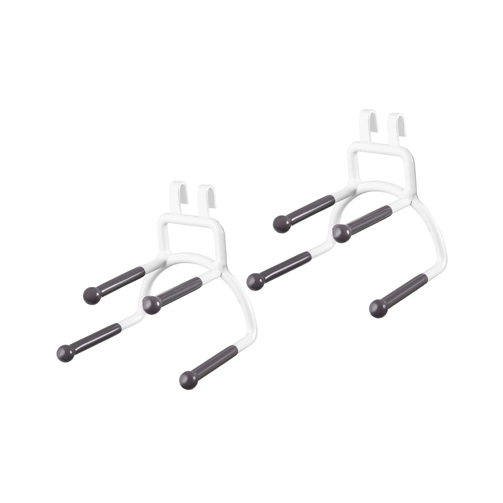compactor-xtend-lot-de-2-porte-cravates-blanc-m-tal-7-5-x-7-5-x-h-7-3-cm-ran8833 image 1