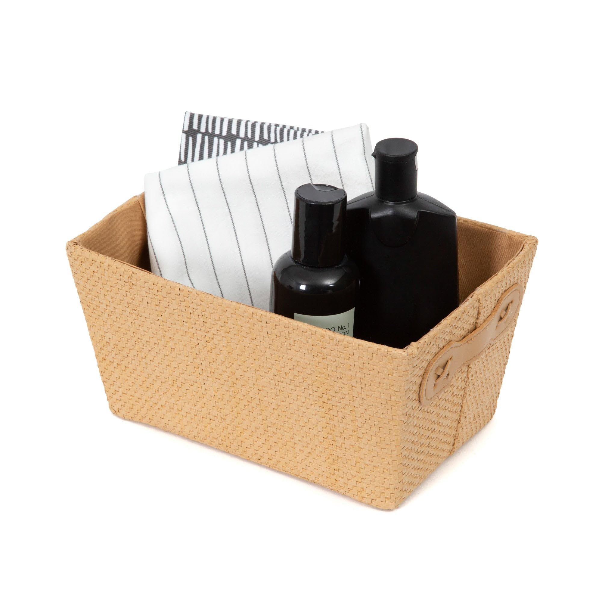 compactor-beverly-ran8627-panier-de-rangement-papier-miel-23-5-x-16-x-12-cm image 4