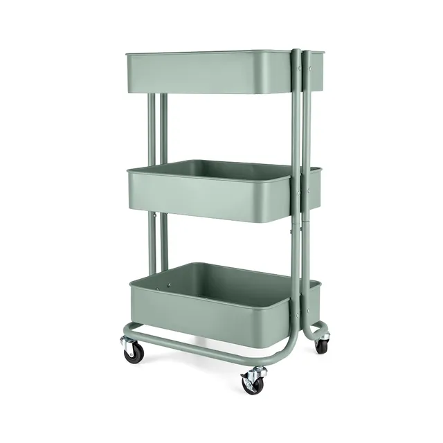 compactor-grena-ran10862-chariot-de-rangement-salle-de-bain-3-tag-res-roulettes image 1