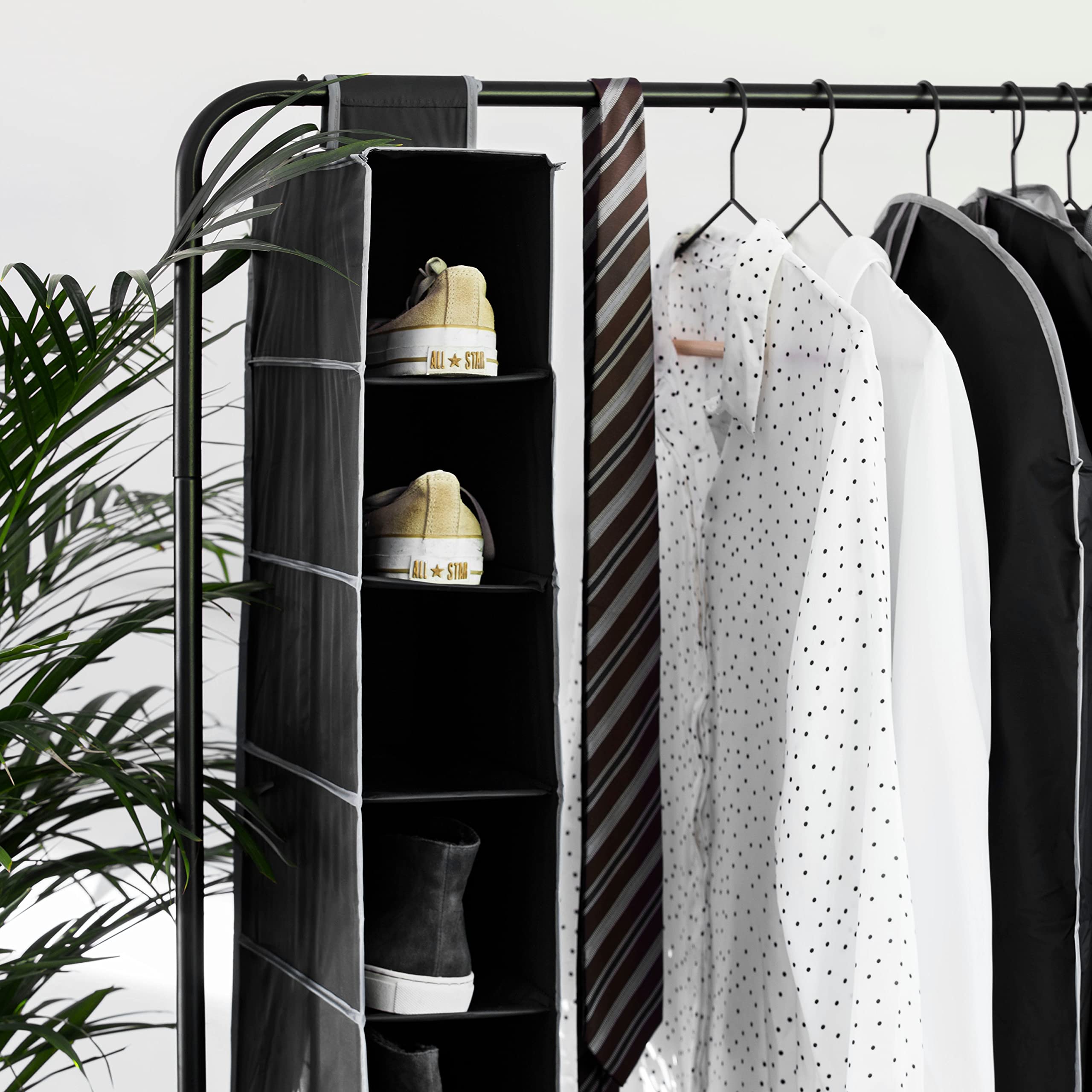 compactor-urban-xl-cosmos-organisateur-chaussures-suspendu-9-niveaux-noir-15x30x image 4