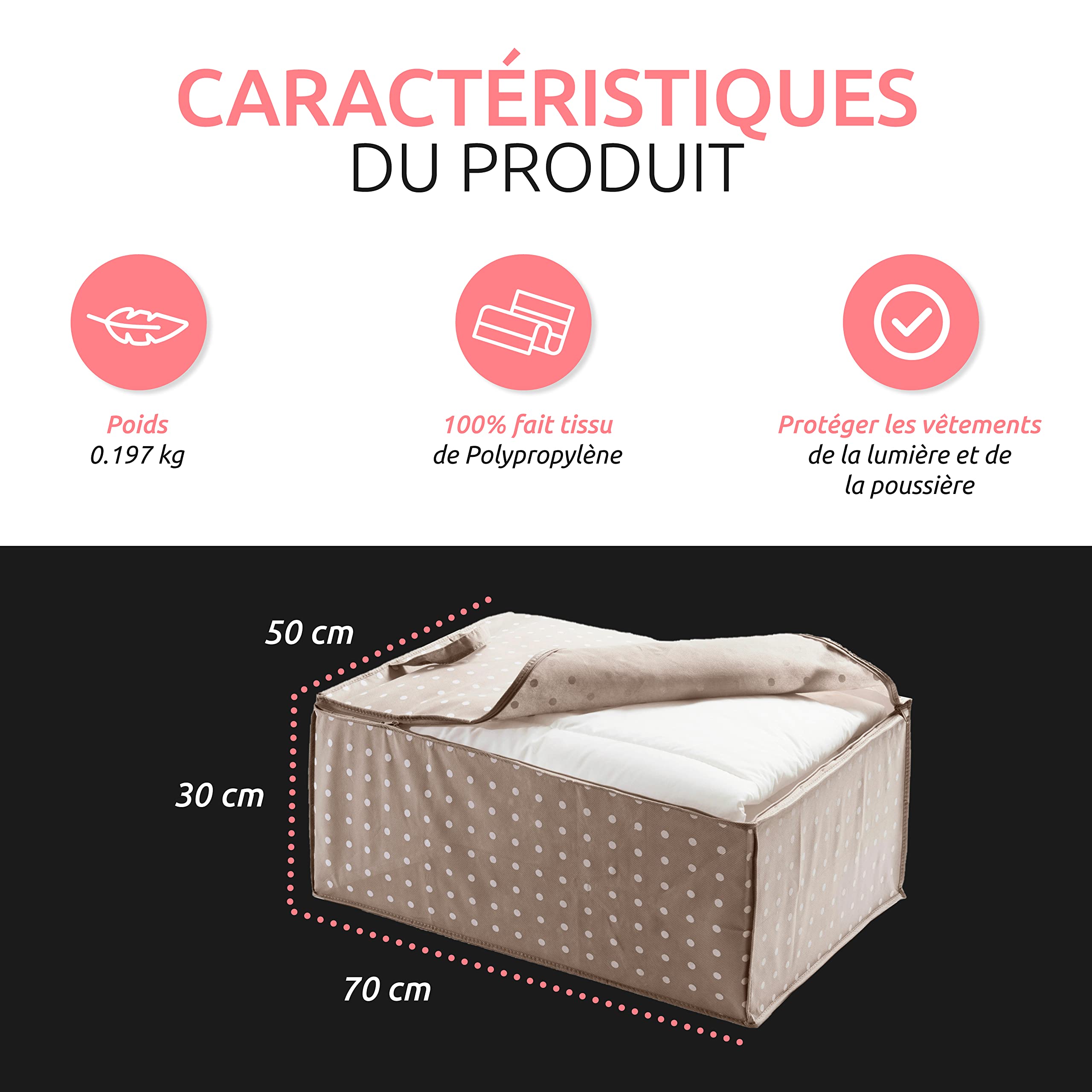 compactor-rivoli-sac-de-rangement-v-tements-et-couettes-marron-blanc-pliable image 3
