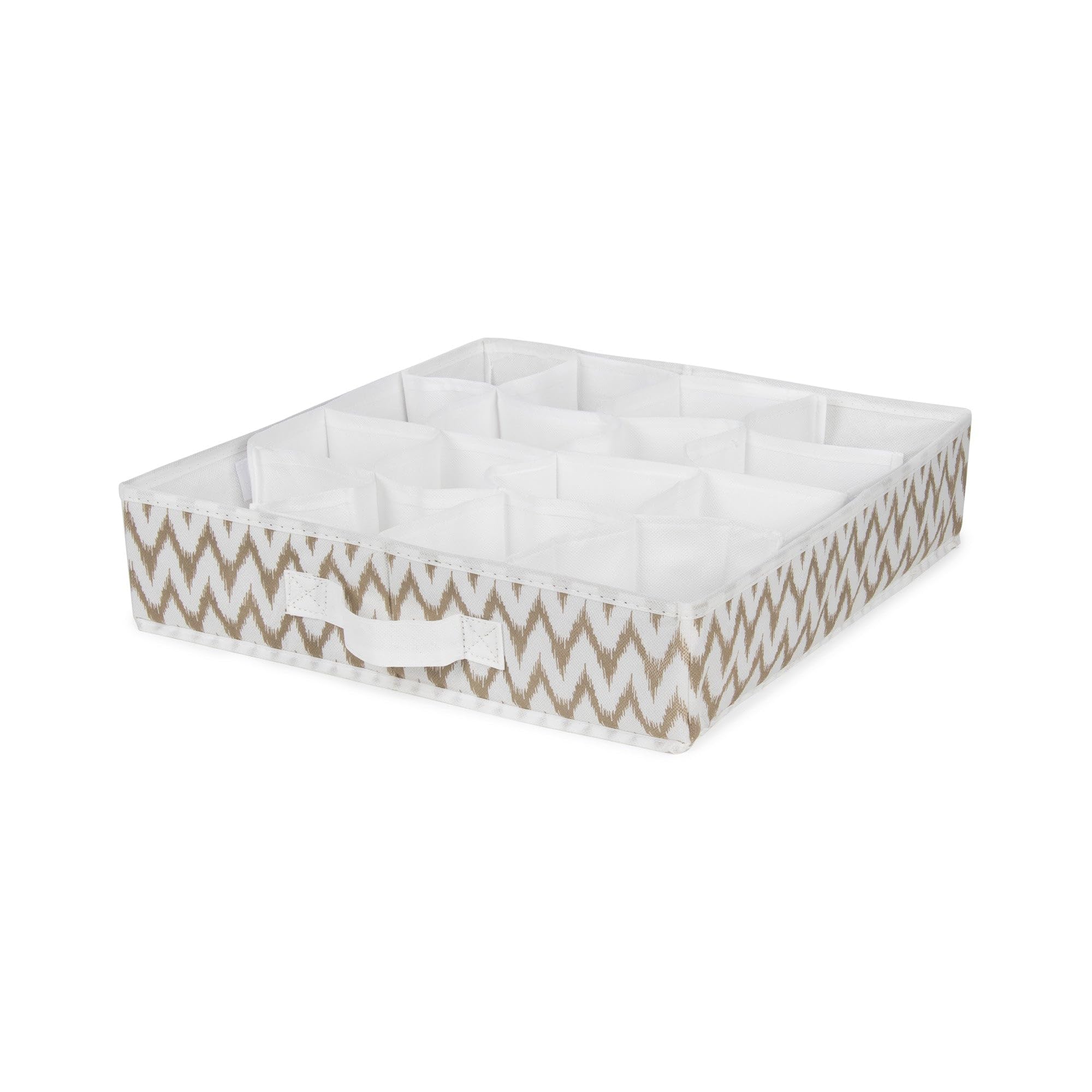 compactor-ikat-organisateur-de-tiroir-16-compartiments-beige-40x40-cm image 1