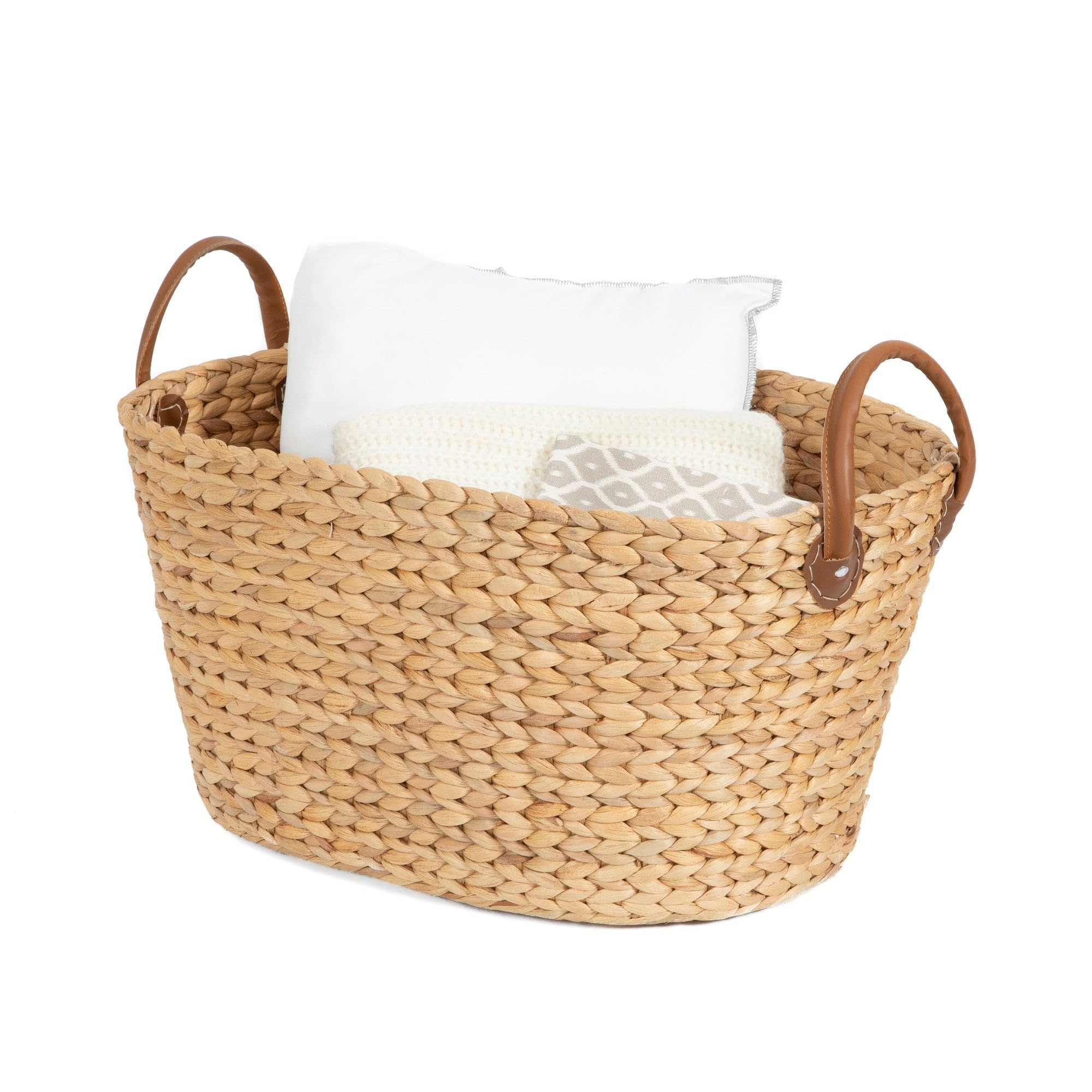 compactor-panier-linge-belize-jacinthe-d-eau-beige-60x45cm image 5