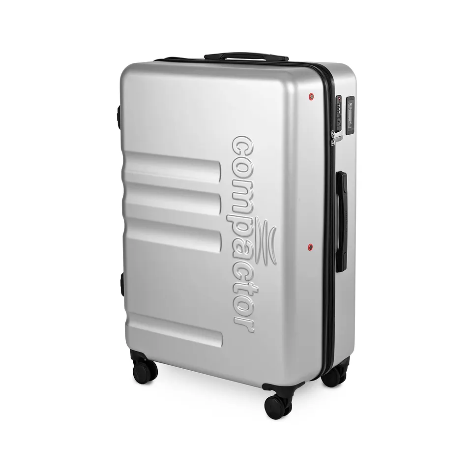 compactor-luna-valise-hybride-xl-80-cm-argent-noir-avec-compression-pompe-et-bal image 1