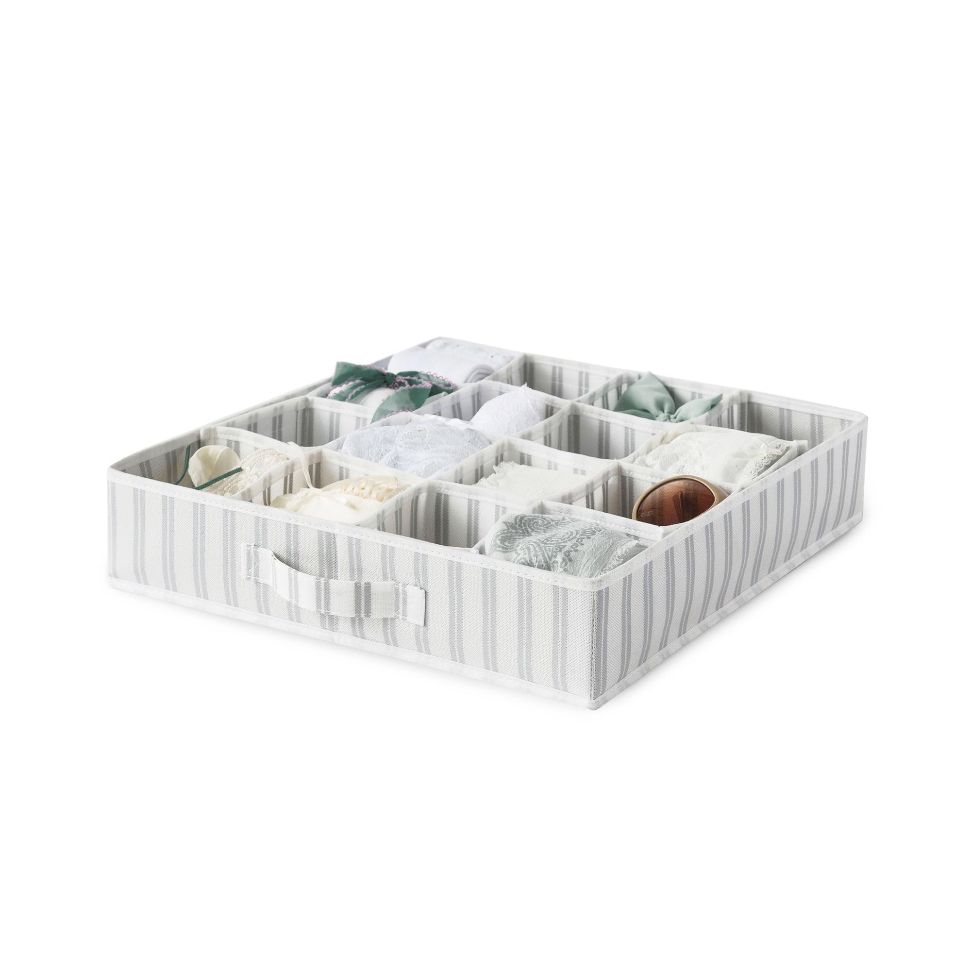 compactor-anton-organisateur-de-tiroir-16-compartiments-gris-40x40cm image 2