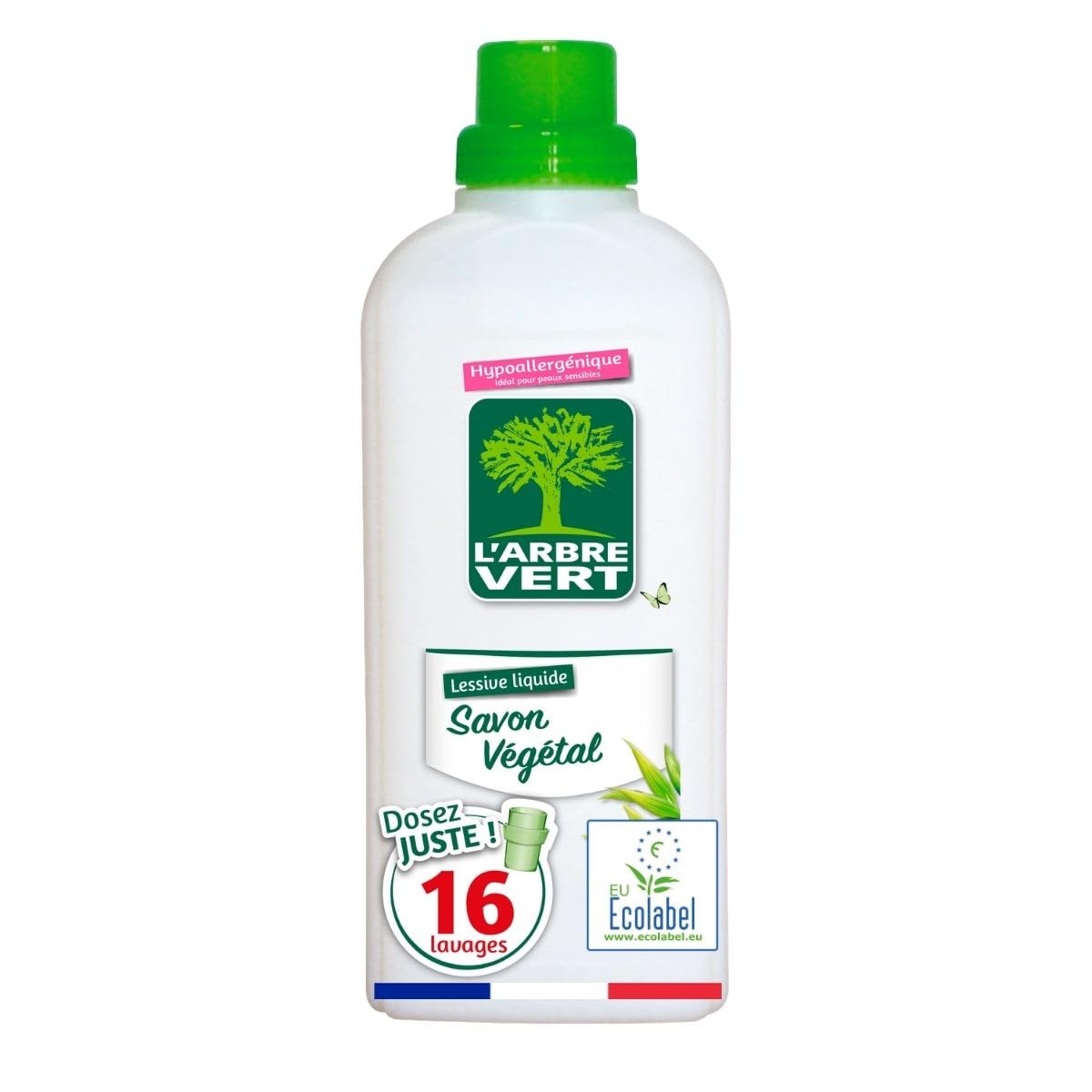 l-arbre-vert-lessive-savon-v-g-tal-hypoallerg-nique-16-lavages-720ml image 1