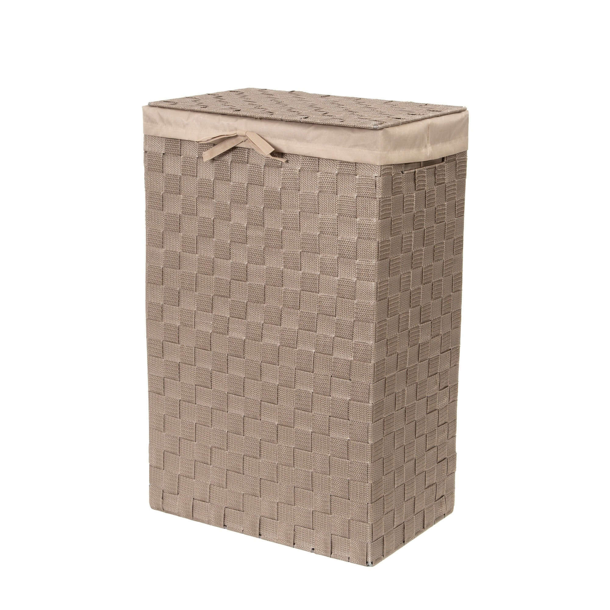 compactor-stan-panier-linge-rectangulaire-avec-couvercle-taupe image 1