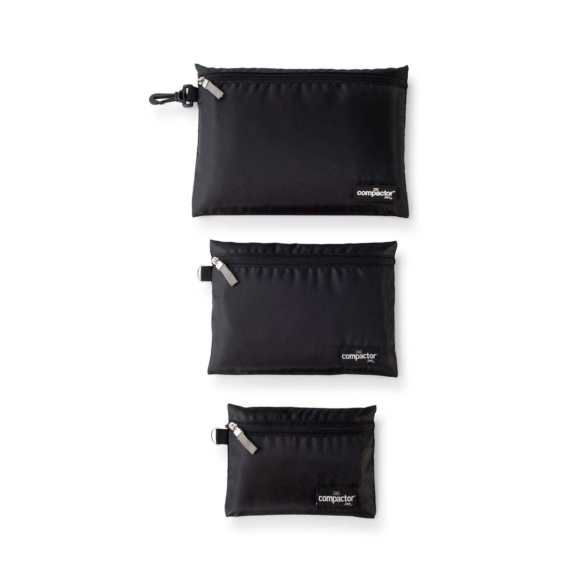compactor-lot-3-pochettes-rangement-zipp-es-noires-ran7211 image 2