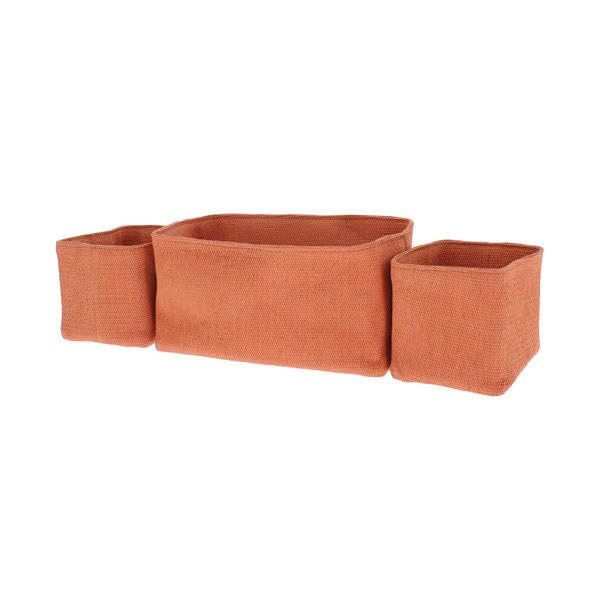 compactor-ran8626-lot-de-3-paniers-tissu-tress-orange-1-m-2-s image 1