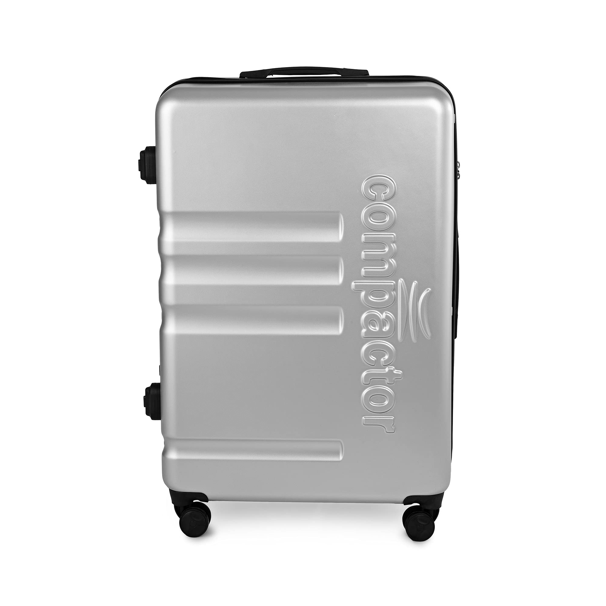 compactor-luna-valise-hybride-xl-80-cm-argent-noir-avec-compression-pompe-et-bal image 5