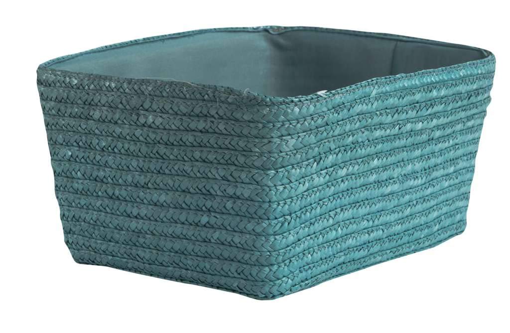 compactor-home-panier-rectangulaire-paille-tress-e-bleu-32x22x14-cm image 7