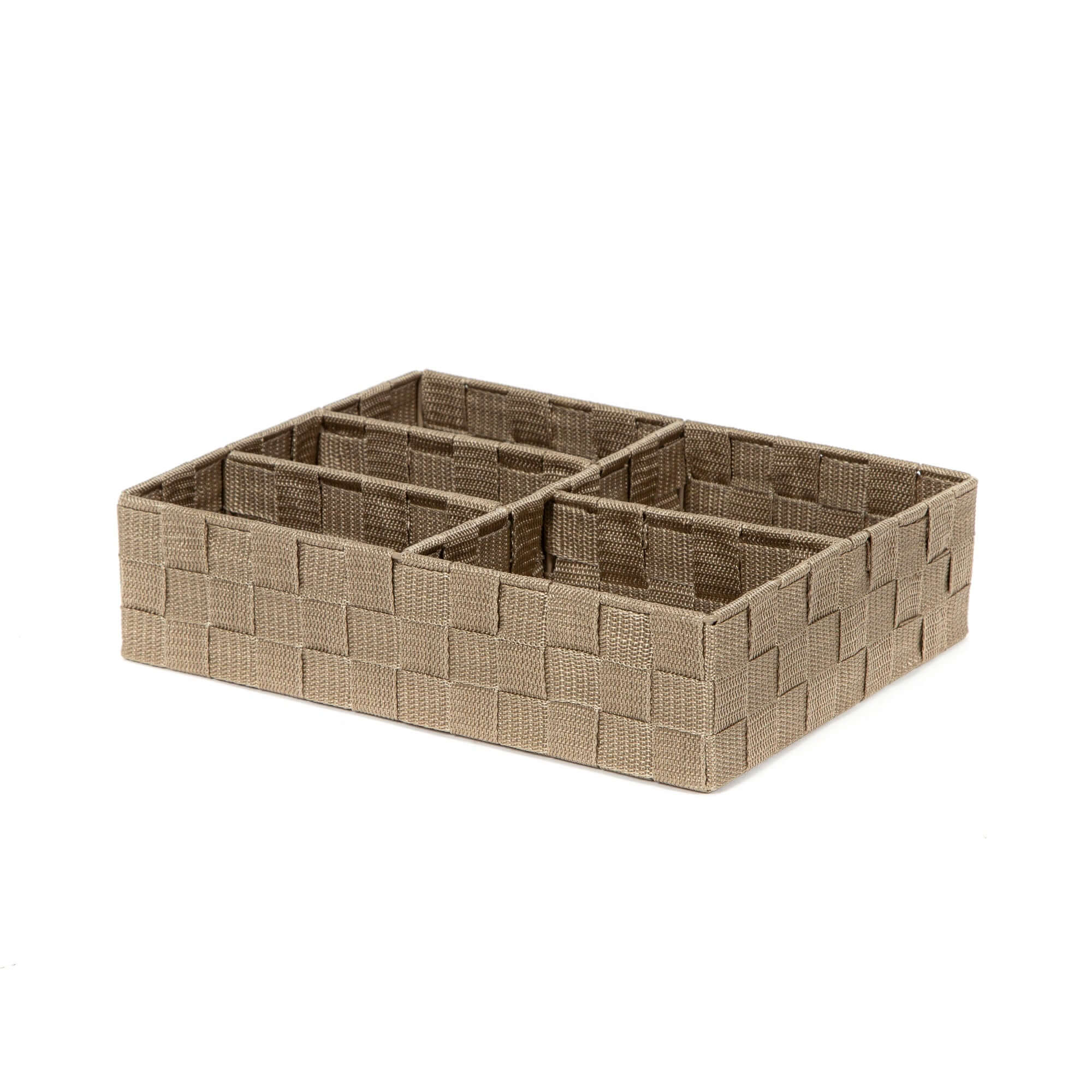 compactor-stan-organisateur-5-compartiments-taupe-sangles-tress-es image 1