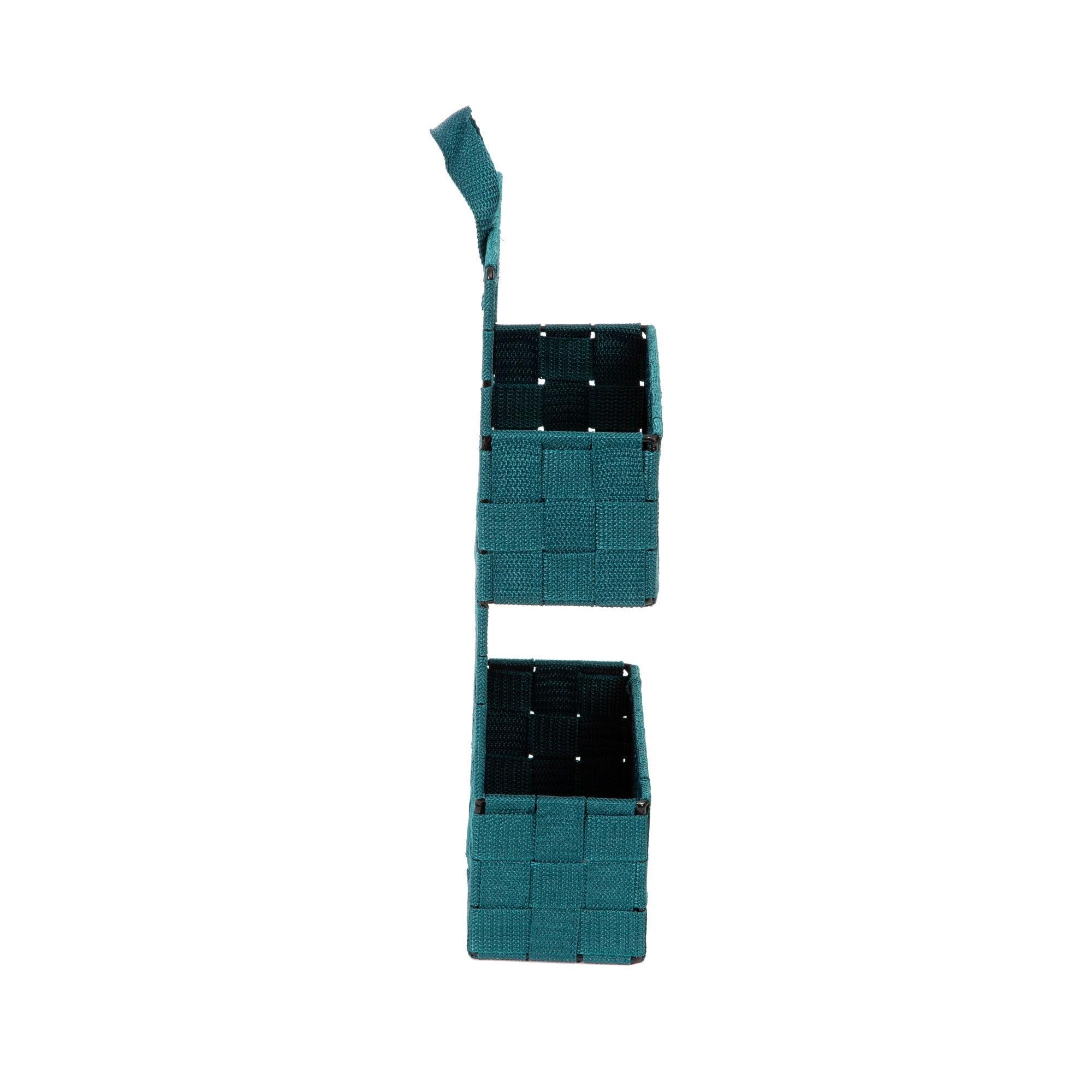 compactor-bristol-panier-de-rangement-bleu-m-21x9xh-37-cm-2-compartiments image 4