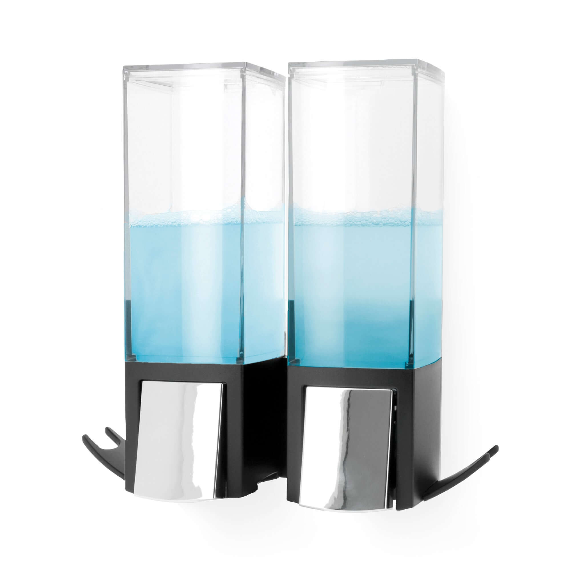 compactor-double-distributeur-de-savon-mural-rechargeable-noir-2x500-ml image 4